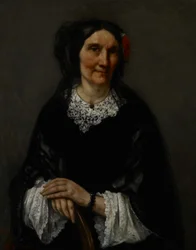 Retrato de Anika Psalmon, Sra. Robin, 1862